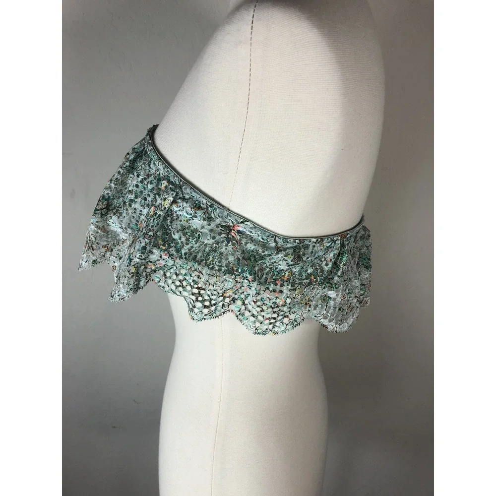 Victoria's Secret Womens XS Strapless Lace Bralette Mint Green 0667543879441